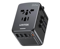 Ładowarka i akumulator UNITEK Ładowarka podróżna EU/US/UK/AUS PD 35 W P1121ABK01